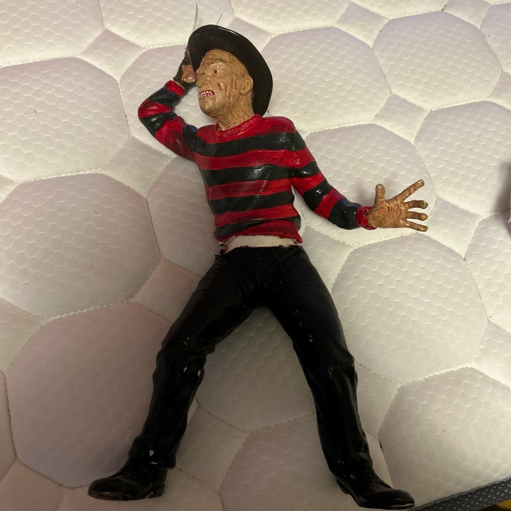 Freddy Krueger Collectible Figure - Red & Black Striped Sweater
